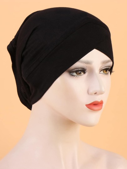 Solid Head Wrap Bonnet Hair Bonnet Turban Sleep Bonnet
