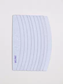 Nâng cấp vẻ ngoài của bạn với Dụng cụ cạo da chết đánh bóng móng tay 10 chiếc Dũa móng tay cho phụ nữ và trẻ em gái - Xám - Xem 1