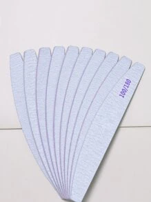 Nâng cấp vẻ ngoài của bạn với Dụng cụ cạo da chết đánh bóng móng tay 10 chiếc Dũa móng tay cho phụ nữ và trẻ em gái - Xám - Xem 3