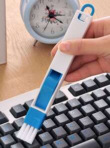 Multifunction Computer Window Cleaning Brush Window Groove Keyboard Cleaner Nook Cranny Dust Shovel Window Track Cleaner - Multicolor - View 1