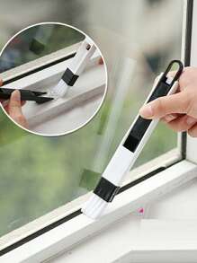 Multifunction Computer Window Cleaning Brush Window Groove Keyboard Cleaner Nook Cranny Dust Shovel Window Track Cleaner - Multicolor - View 3