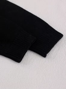 Niñas Jersey con patrón de cráneo - Negro - Ver 4