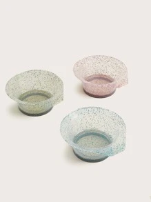 Set de 1 pieza para teñir el cabello con purpurina y tazón de tinte, brocha de aceite para hornear, herramientas de peluquería y barbería para teñir el cabello en casa, tazón de tinte para cabello, tazón de mezcla para tinte de cabello, tazón de plástico para teñir el cabello,herramientas para el cabello cepillo para cabello cepillos para el cabello sepillos para cabello - Multicolor - Ver 4