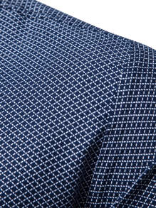 Manfinity Mode Men Button Front Plaid Print Shirt - Navy Blue - View 4