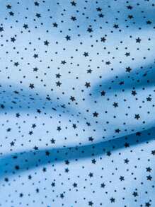 Manfinity Homme Men Galaxy Print Button Up Shirt - Blue - View 4