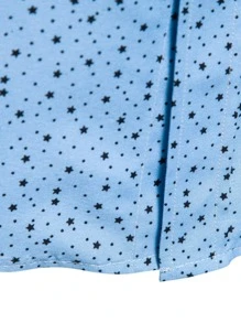 Manfinity Homme Men Galaxy Print Button Up Shirt - Blue - View 5