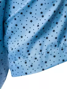 Manfinity Homme Men Galaxy Print Button Up Shirt - Blue - View 6
