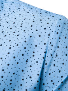 Manfinity Homme Men Galaxy Print Button Up Shirt - Blue - View 7