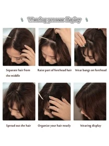 Clip In Air Fringe Front Bangs