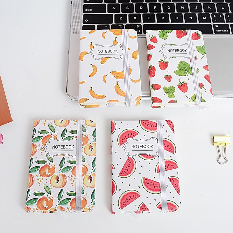 

1pc Fruit Print Cover Random Notebook, Multicolor