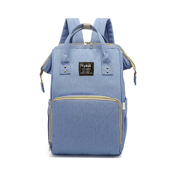 

1pc Large Water Proof Diaper Bag, Blue
