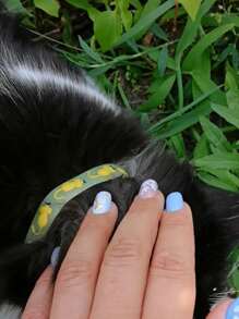 1pc Mẫu ngẫu nhiên Pet Glow Collar - Nhiều màu - Xem 5