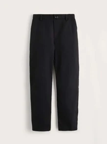 SHEIN Tween Boy 2入組格子縫製褲子 - 彩色 - 查看 3