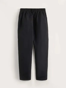 SHEIN Tween Boy 2入組格子縫製褲子 - 彩色 - 查看 4