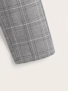 SHEIN Tween Boy 2入組格子縫製褲子 - 彩色 - 查看 9