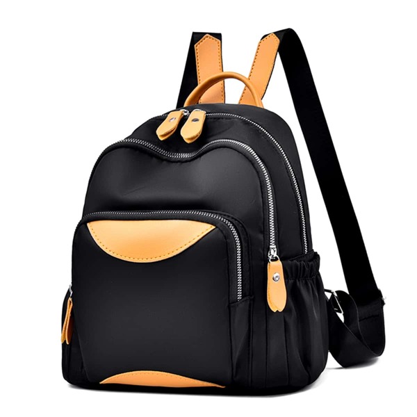 

Colorblock Multi-Compartment Classic Backpack, Black