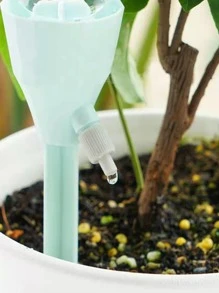 1pc Automatic Watering Dripper Device, Plastic Self Watering Device For Household