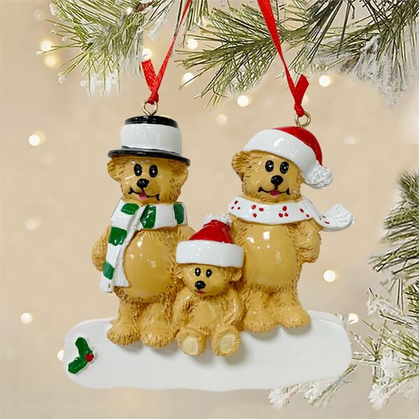 

1pc Christmas Wall Hanging Bear, Multicolor