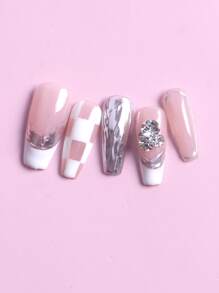 TSZS 10 件水钻装饰美甲装饰