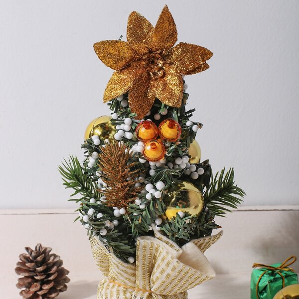

1pc Christmas Tree Shaped Art Decoration, Multicolor