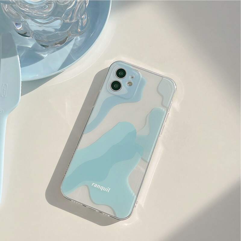 

Graphic Phone Case, Baby blue