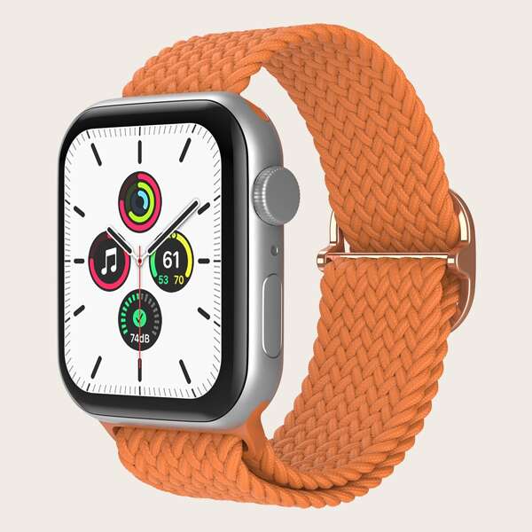 

Ремешок для часов iWatch плетеный нейлоновый, Оранжевый