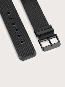 Stainless Steel Watchband Compatible With Apple Watch - Black - View 4