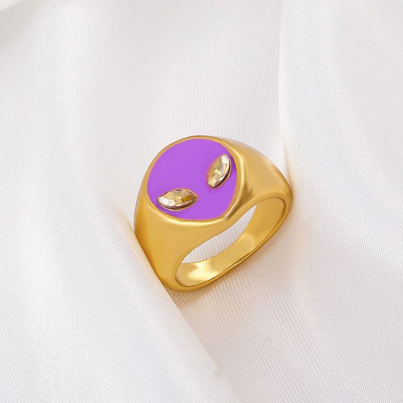 

Alien Decor Ring, Multicolor