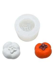 1pc DIY Silicone Persimmon Shaped Mold - White - View 1