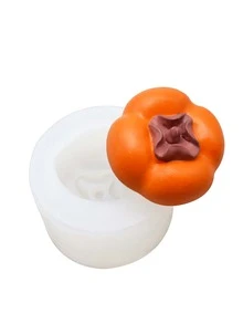 1pc DIY Silicone Persimmon Shaped Mold - White - View 4