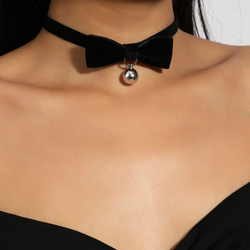 

Bow Decor Choker, Black