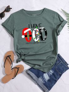 Christmas Slogan Graphic Tee