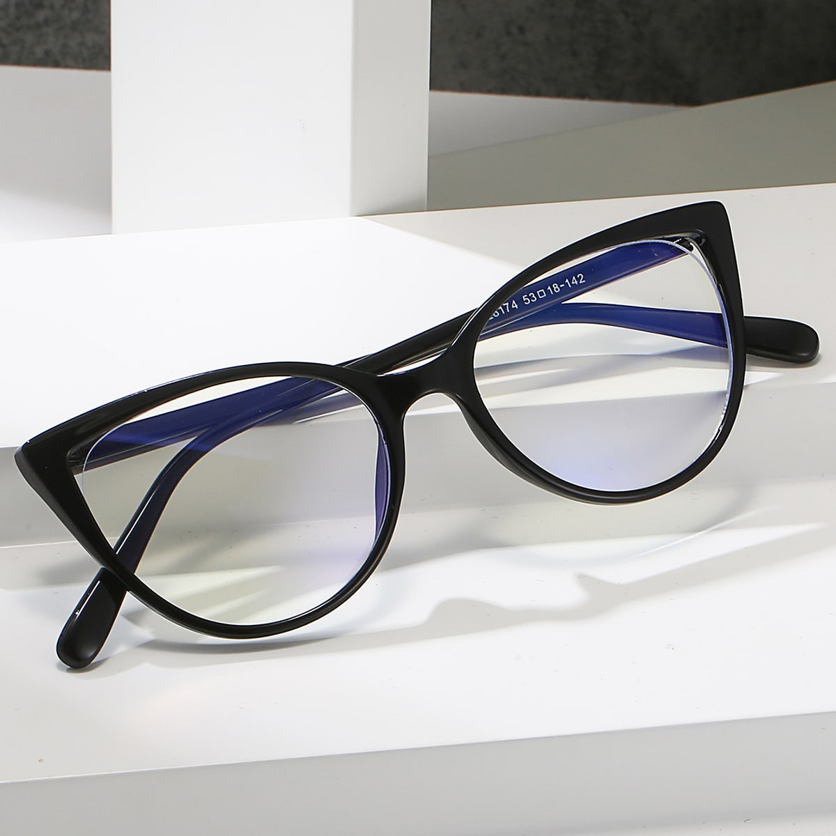 SHEIN Cat Eye Anti-Blue Light Eyeglasses