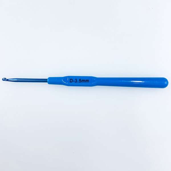 

1pc Solid Color Crochet Hook, Blue