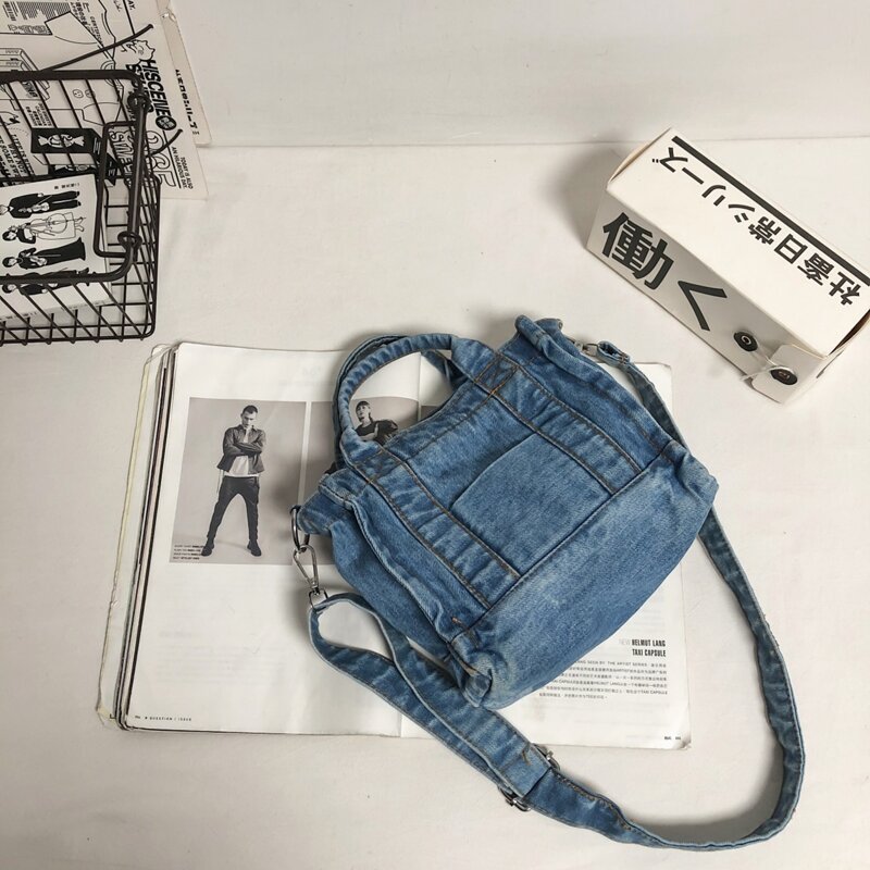 

Minimalist Satchel Bag, Blue