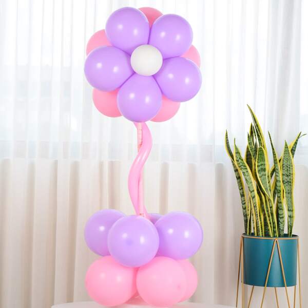 

21pcs Flower Balloon Set, Multicolor