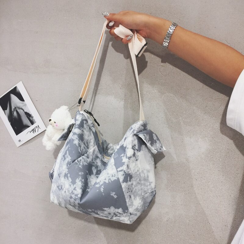 

Tie Dye Crossbody Bag, Grey