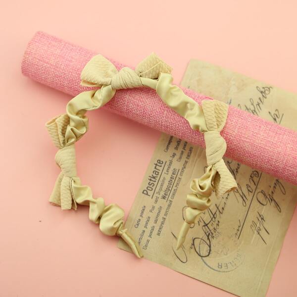 

Knot Decor Ruched Headband, Multicolor