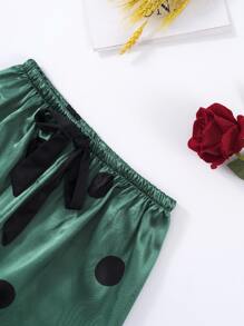 Bộ ngủ Thắt nút Chấm bi Thanh lịch - Nhiều màu - Xem 3