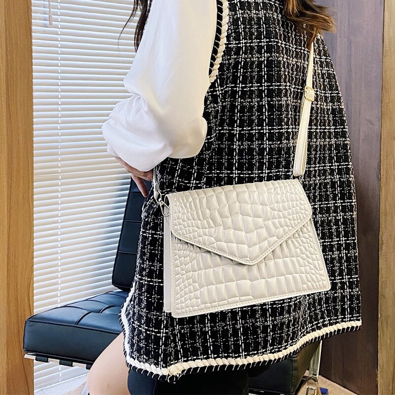 

Flap Crossbody Bag, White