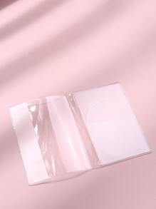 Transparent Passport Case Vacation Accessories For Holiday Season Travel Stuff Travel Organiser Travel Items Travel Wallet Passport Holder Passport Wallet Beach Vacation Bag Summer Christmas Vacation Travel Organiser Passport Holder Passport Case For Holiday For Vacation Travel Essentials - Clear - View 2