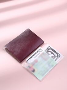 Transparent Passport Case Vacation Accessories For Holiday Season Travel Stuff Travel Organiser Travel Items Travel Wallet Passport Holder Passport Wallet Beach Vacation Bag Summer Christmas Vacation Travel Organiser Passport Holder Passport Case For Holiday For Vacation Travel Essentials - Clear - View 4