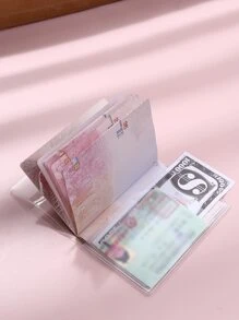 Transparent Passport Case Vacation Accessories For Holiday Season Travel Stuff Travel Organiser Travel Items Travel Wallet Passport Holder Passport Wallet Beach Vacation Bag Summer Christmas Vacation Travel Organiser Passport Holder Passport Case For Holiday For Vacation Travel Essentials - Clear - View 5