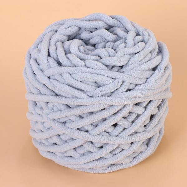 

1roll Chenille Thread, Light grey