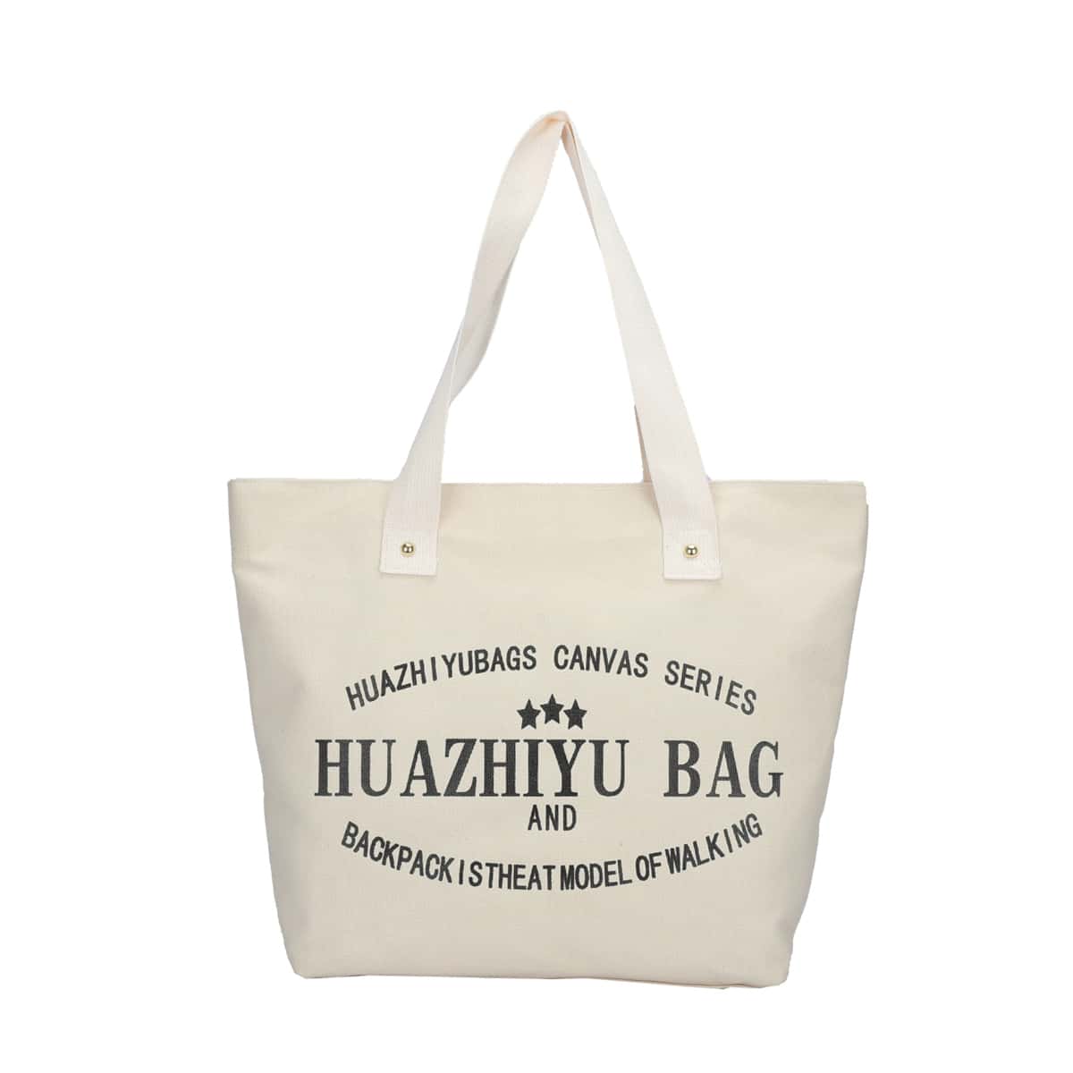 

Letter Graphic Tote Bag, Beige