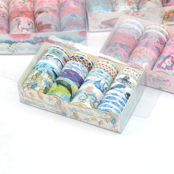 

20rolls Mixed Pattern Random Washi Tape, Multicolor