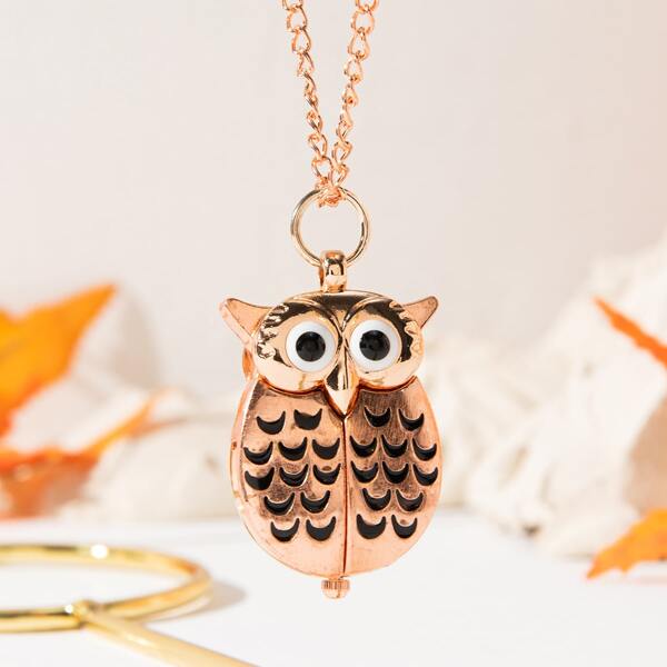 

Owl Shaped Quartz Pocket Watch