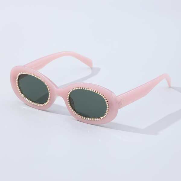 

Rhinestone Decor Sunglasses