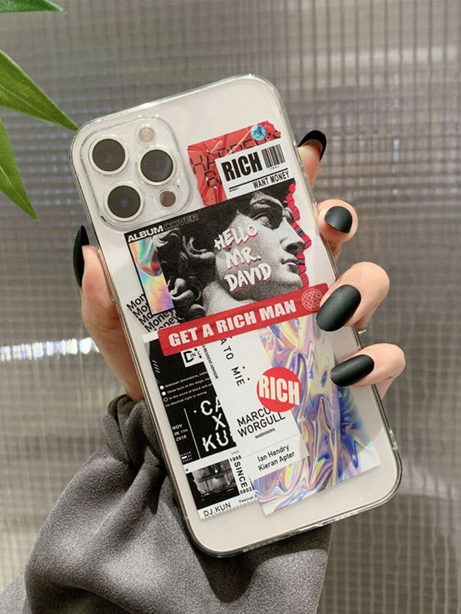 Ốp điện thoại in hình tương thích với iPhone 15/15 Plus/15 Pro/15 Pro Max, phiên bản quốc tế, không phải phiên bản nội địa. - Nhiều màu - Xem 1