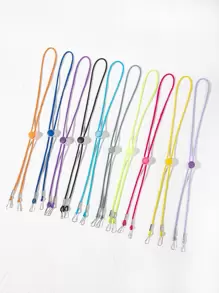 10入組素色口罩鏈條 - 彩色 - 查看 1